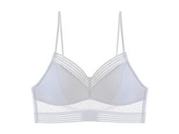 Bralette com alças ajustáveis, decote V, FAST
