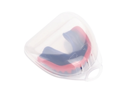 Protetor De Goma Bucal Profissional Para Karatê E Boxe, Escudo Dental Azul E Vermelho