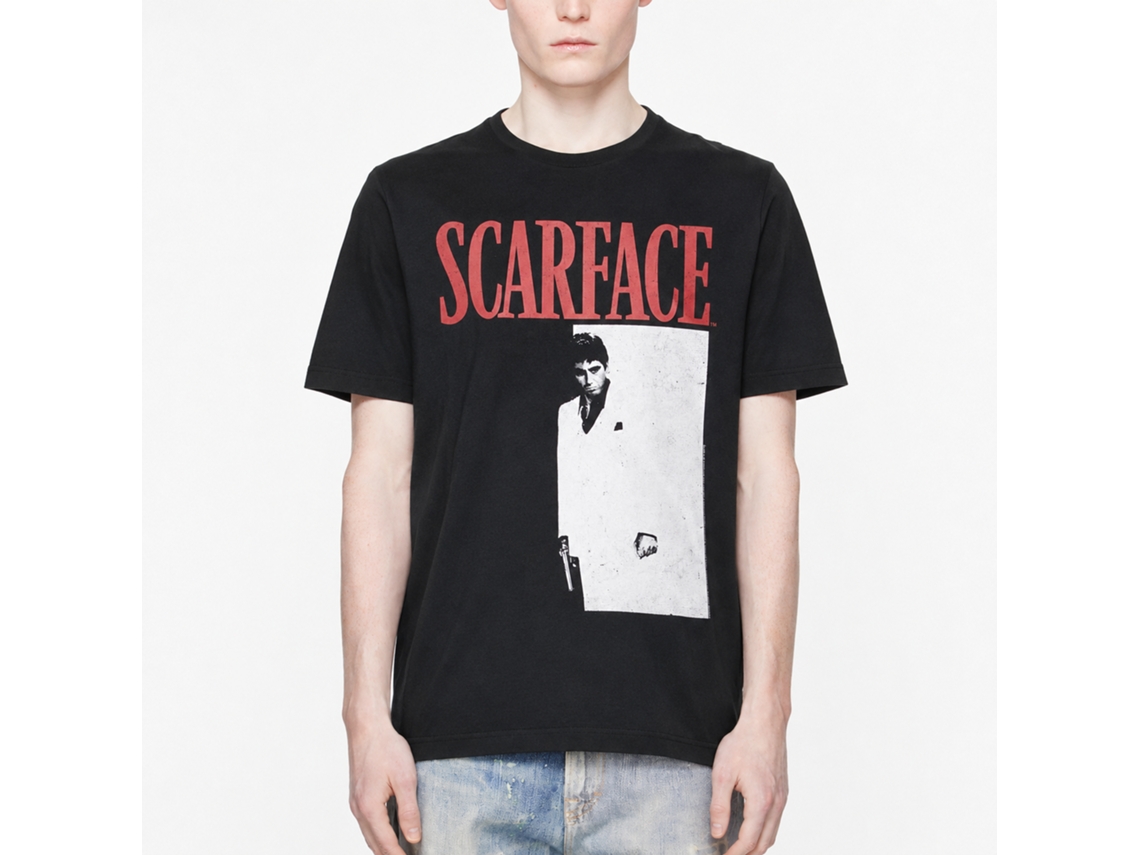 Rockinstone Scarface Movie Meng Black Adult T-shirt Size:xxl