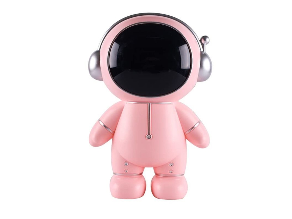 Hucha Astronauta Com Luz Hucha Espacial Figura Astronauta Decorativa De Plástico 16x12x25.5cm
