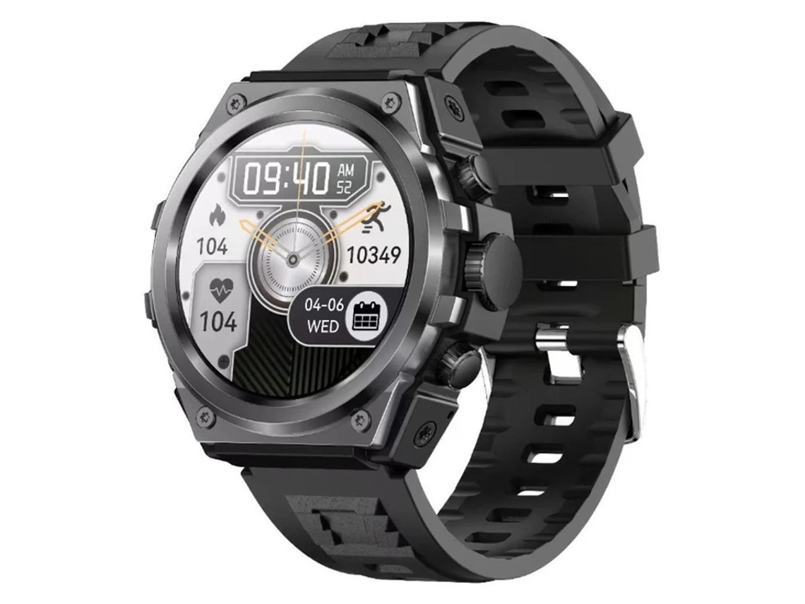 Smartwatch Com Cinco Botões Monitoramento De Oxigênio Sem Classificação Sanguínea À Prova Dágua Chamadas Ip68 Bluetooth E Bateria De 400mah Bestvite
