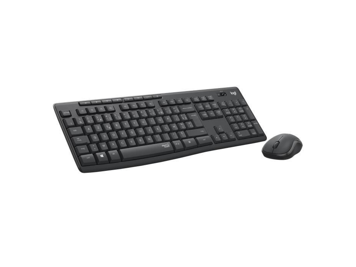Lurelia Logitech Conjunto De Teclado, Mouse Sem Fio E Silencioso Mk295