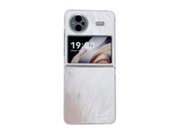 Capa De Celular Dobrável Com Borda Transparente Para Vivo X Flip