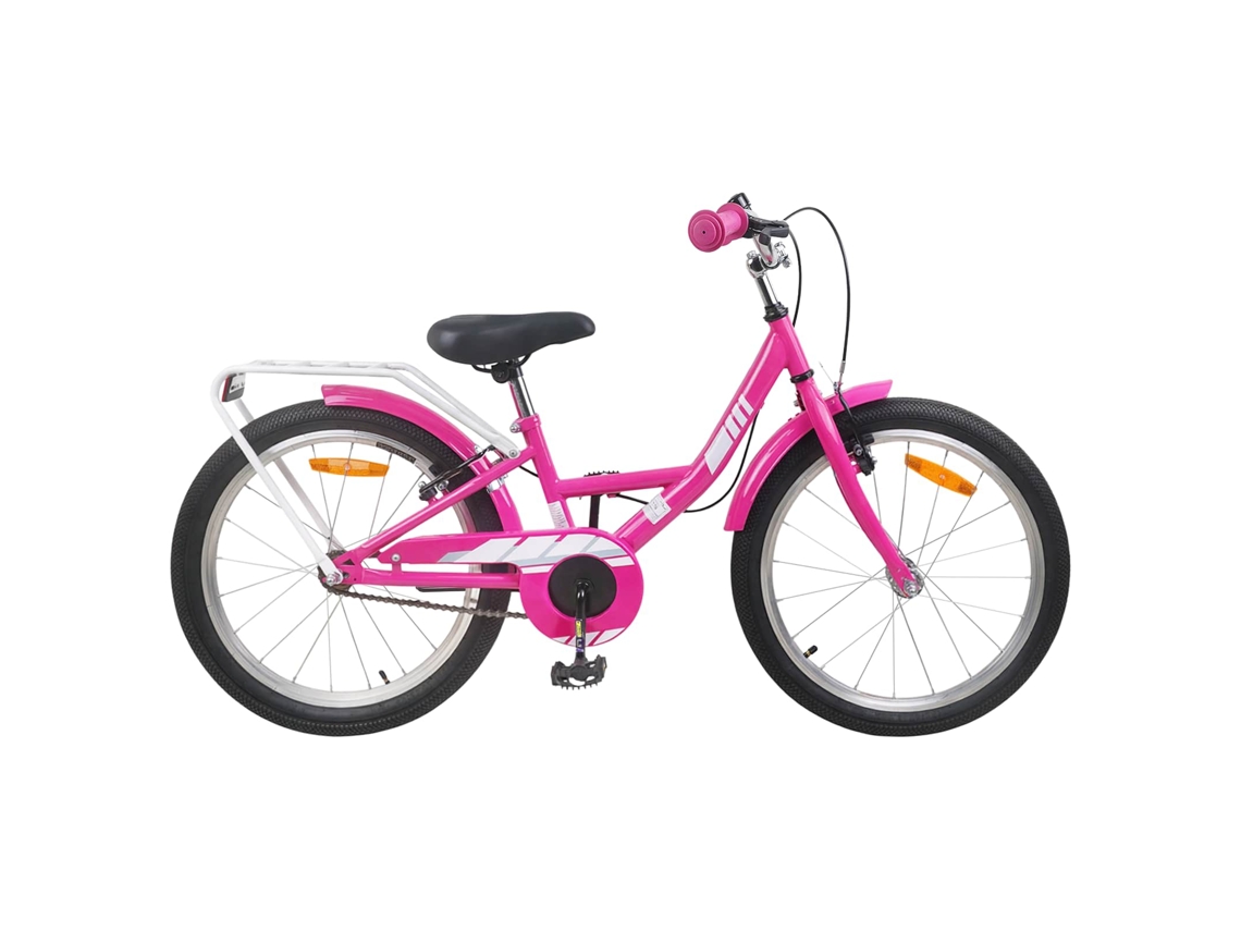 Vidaxl Bicicleta Infantil 20 Polegadas Para 6-11 Anos Rosa
