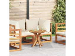Vidaxl Mesa Lateral Castanho 55 X 55 X 51 Cm Madeira De Teca Sólida