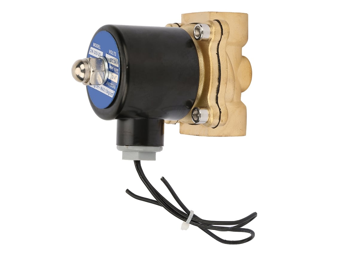 Válvula Solenoide Eléctrica 24v Dn20 Ip65