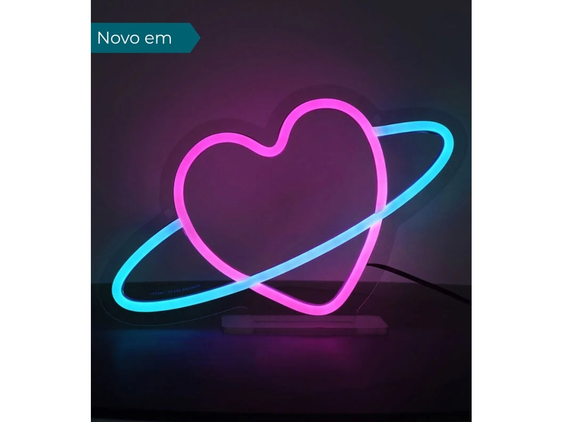 Lâmpada Led Efeito Neon É Um Sinal Legami