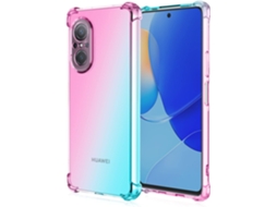 Capa Gradiente Párachoques para Huawei Huawei Nova 9 Se 6.78 HONGWE. Anti-Choque Resistente Transparente