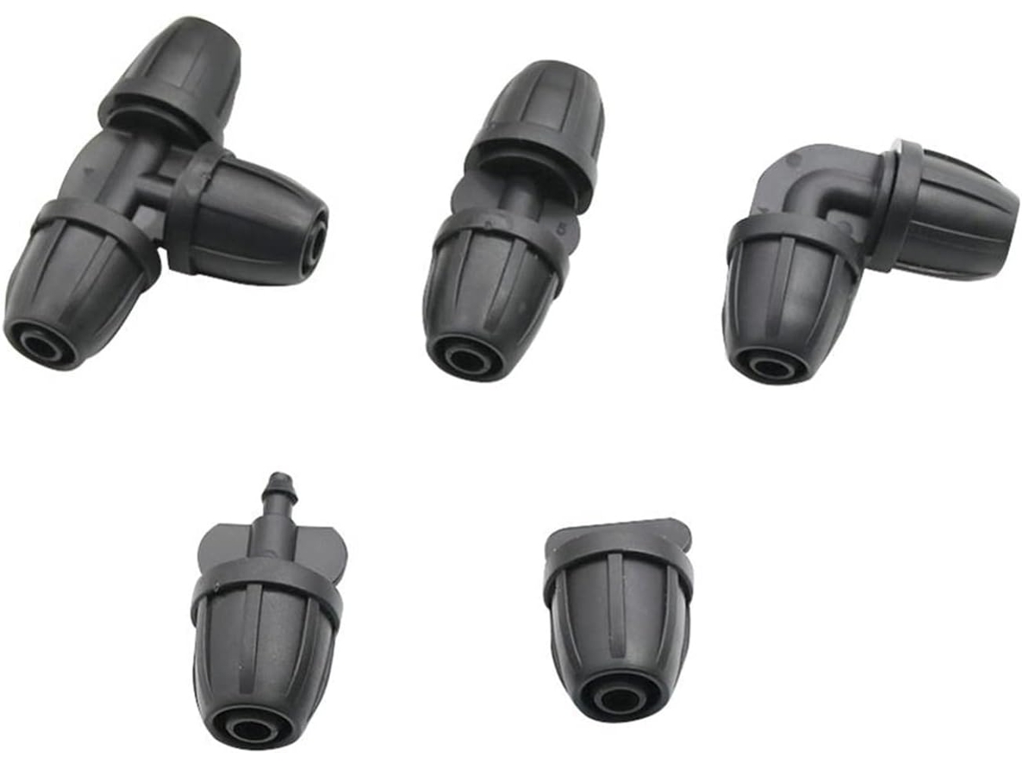 Conjunto de 5 adaptadores mangueira 8/11 mm com porca travamento | S/MARCA