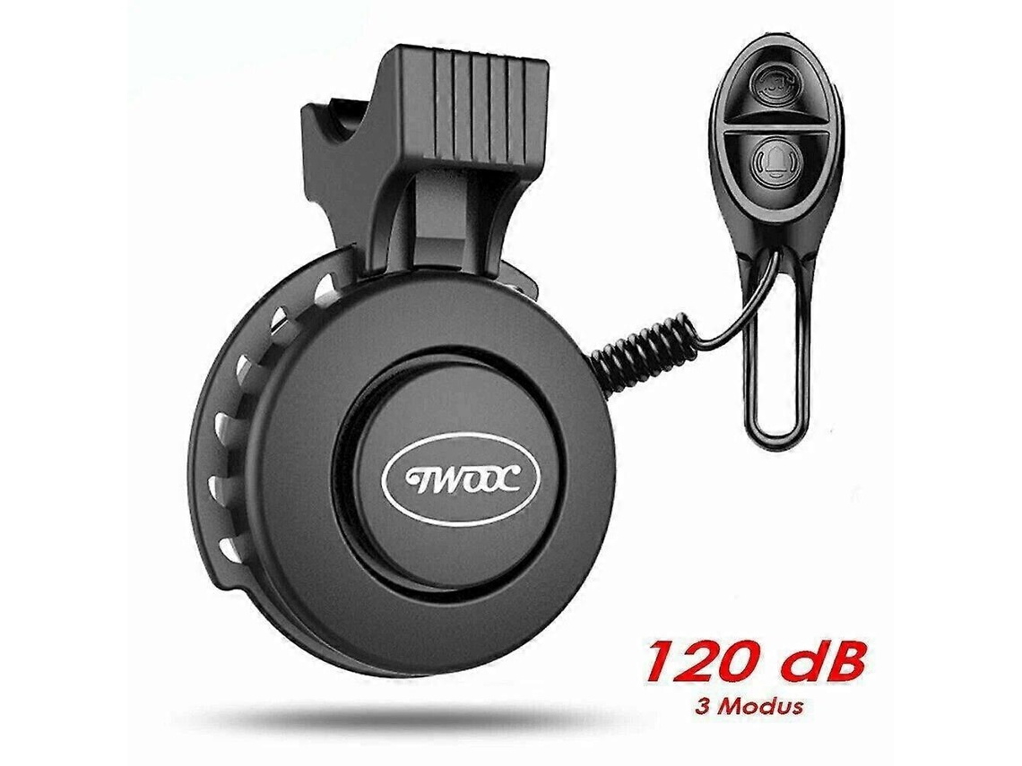 Campainha Elétrica para Bicicleta 120 Db Alarme Antifurto AQUAFORGE