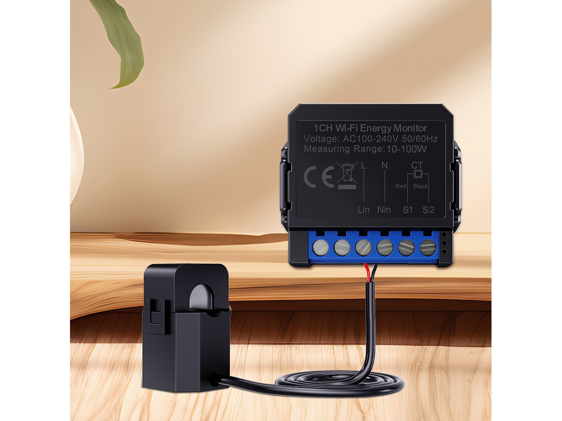 Interruptor Tuya Wifi Energia App Estatísticas Ajuste