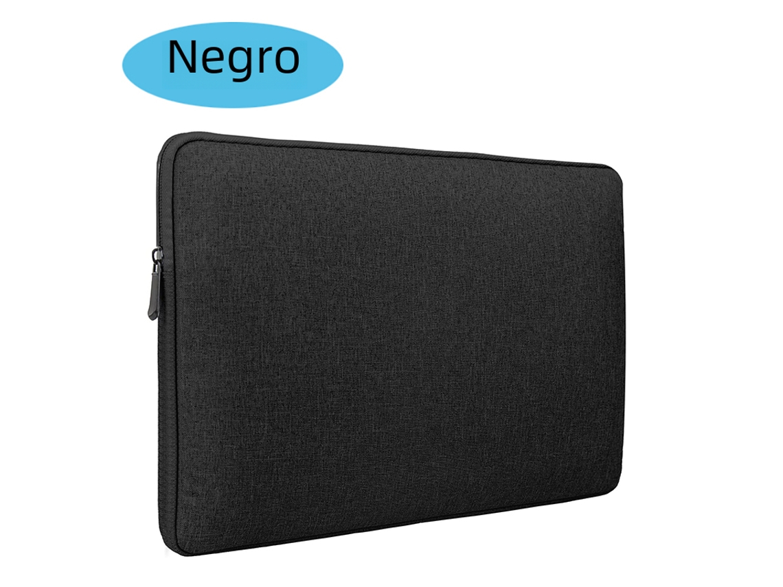Capa Para Tablet Em Tecido Jeans Para Laptop E Macbook Matebook Retina, Compatível Com Huawei, Hp, Dell, Preta, 15 Polegadas.
