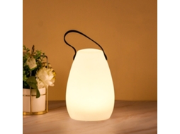 Luminária Noturna Portátil, Colorida e Romântica, Recarregável Via Usb, com Controle Remoto BRILVIBERA (redonda)