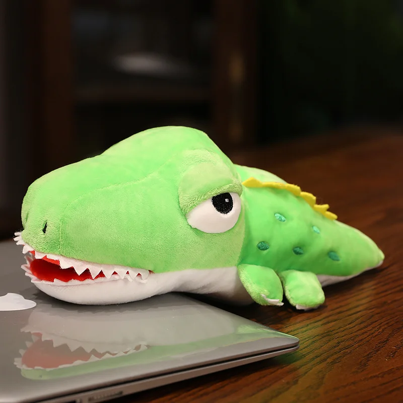 Crocodilo (25-30 Cm) Brinquedo De Pelúcia De Animal Marinho, Adequado Para Crianças, Adultos E Bonecas.