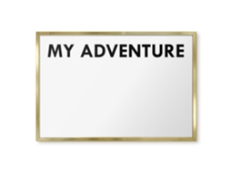Magnetic Glass Board My Adventure For The Hall Espelharte (60x40 Cm)
