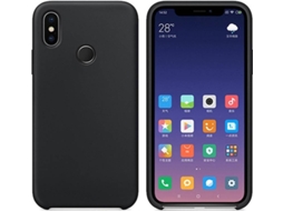 Capa Xiaomi Mi A2 Lite Silicone Líquido Preto