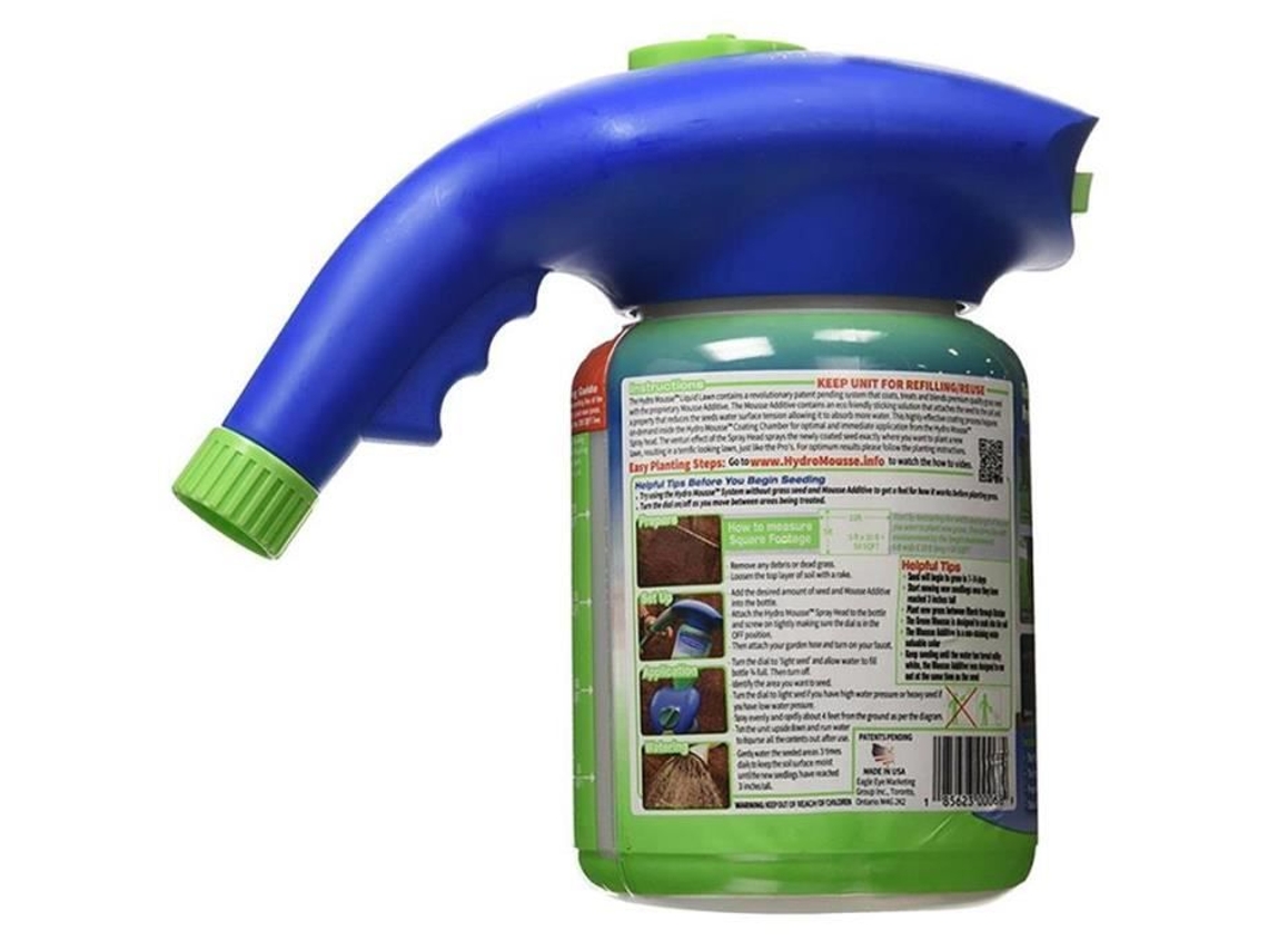 Rega, nova jardinagem semente sprinkler gramado hidro mousse doméstico sistema de semeadura grama dispositivo rega líquido S/MARCA