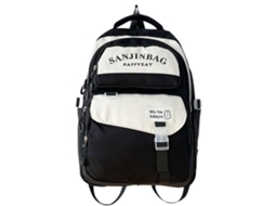 Mochila Feminina Moderna E Estilosa, Com Alta Capacidade, Ideal Para Escola E Viagens. Preta.