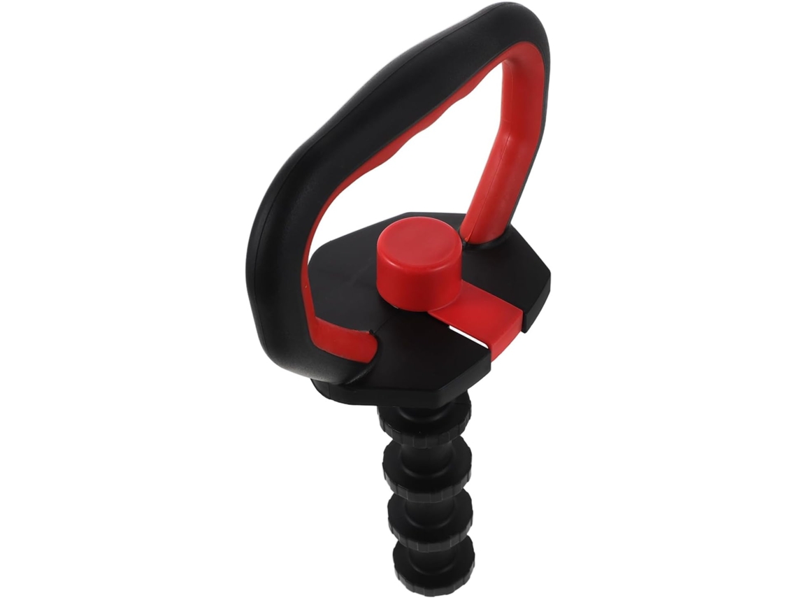 Barra Kettlebell Reforçada Com Base Curta E 4 Porcas De Conexão,