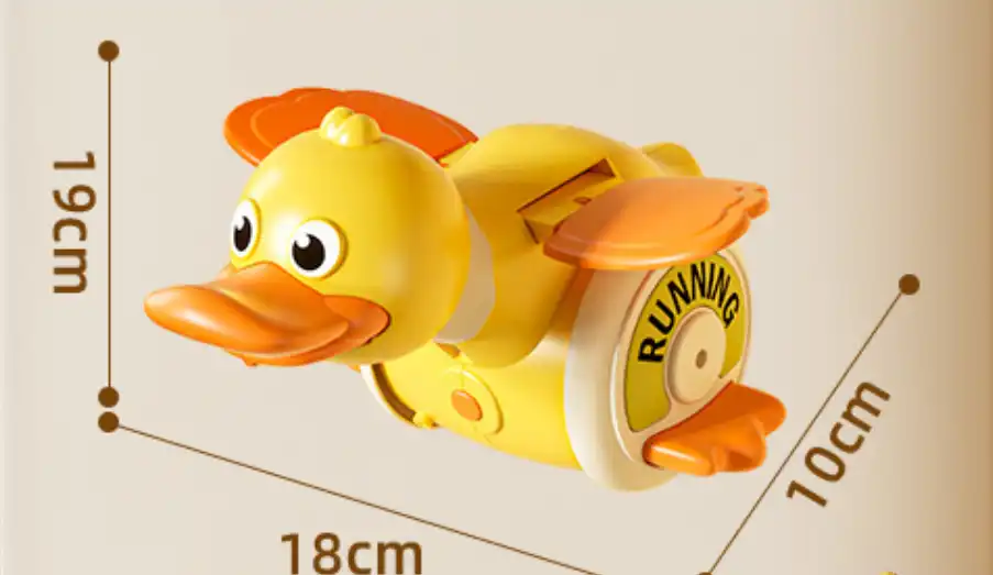 Pato Elétrico De Caça (amarelo 10*18*19cm)