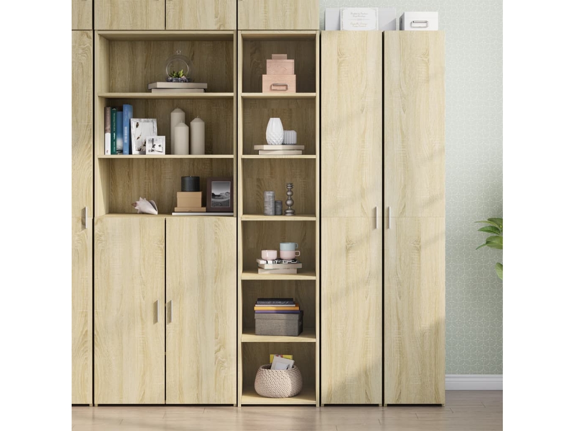 Armario alto 40x41x185 cm Derivados de madera Roble Sonoma