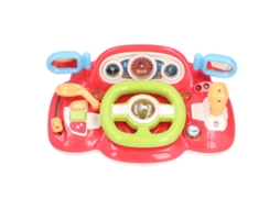 Primerox volante Simulado de Carro para Crianças Turn And Learn Driver com Luz e Som 3+ Anos