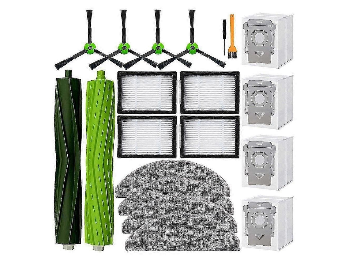 Kit De Acessórios Para Combo I5 J5 Escova Rotativa, Filtro, Pano De Esfregão, Saco Para Aspirador De Pó, Escova Lateral Brilvibera