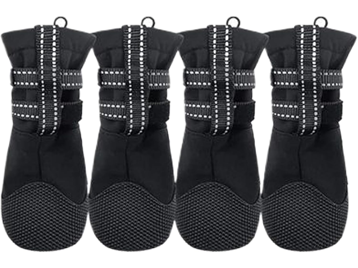 Sapatos Cães, Conjunto De 4 Peças Com Almofadas Antiderrapantes