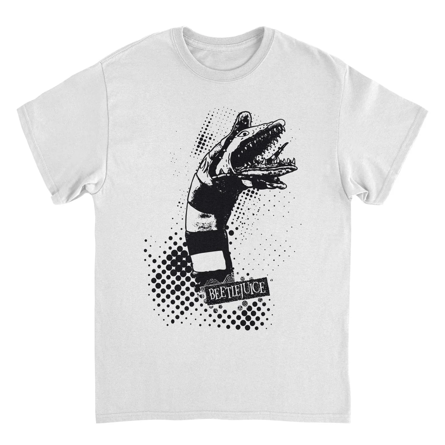 Rockinstone Beetlejuice Sandworm Attack White T-shirt Size:xxxl