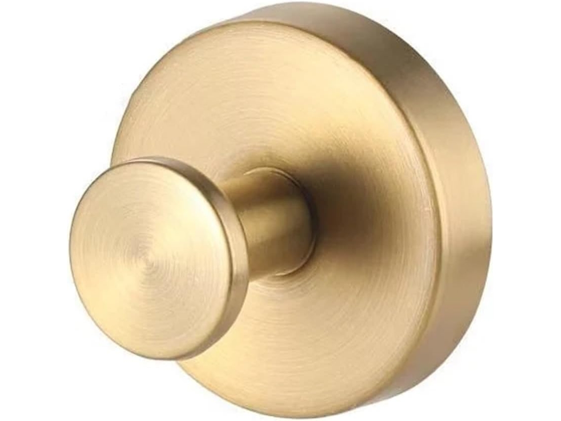 Conjunto de 6 Ganchos em aço inox S/MARCA, para toalhas, roupões, esponjas