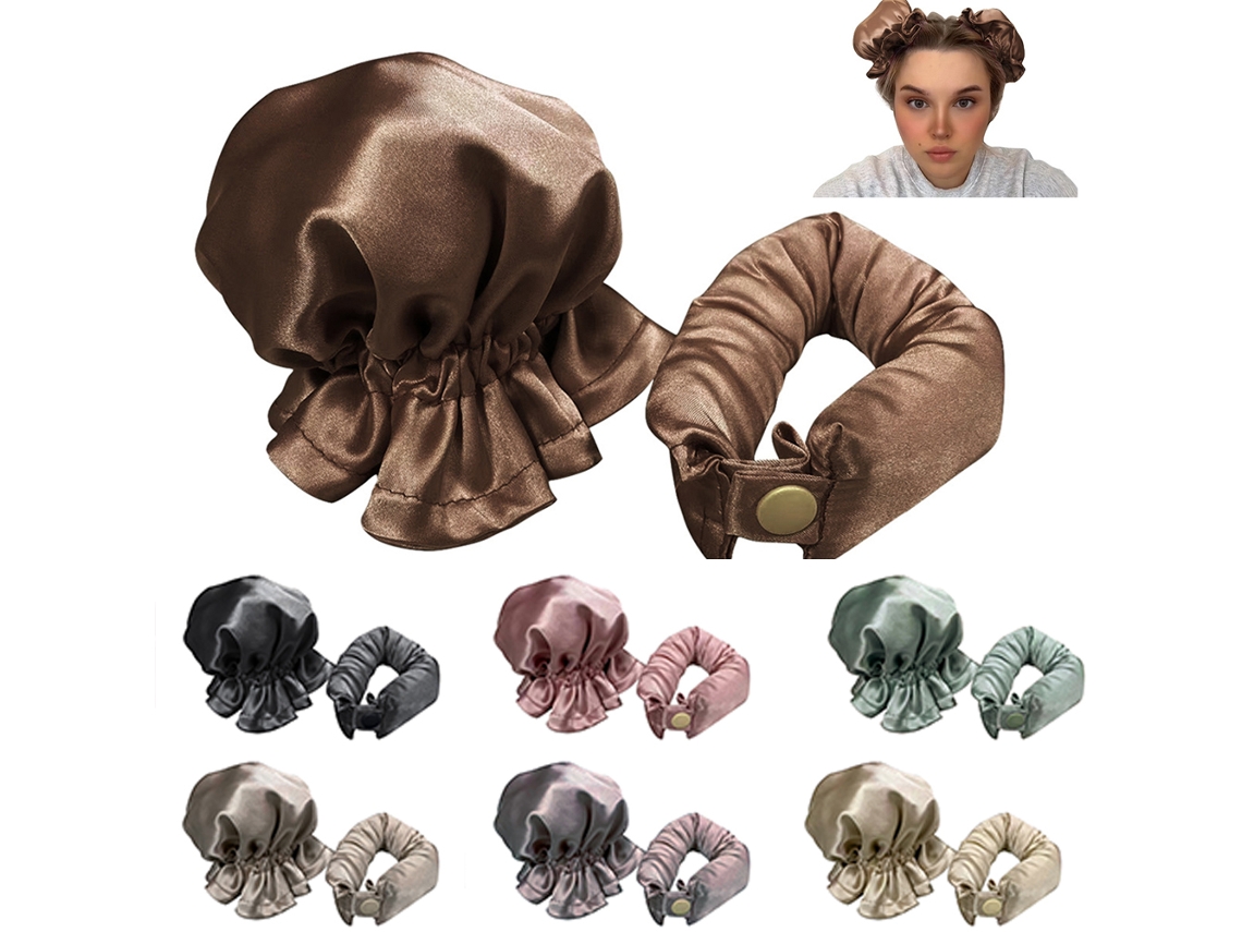 Conjunto de modelador de cachos sem calor Aquaforge