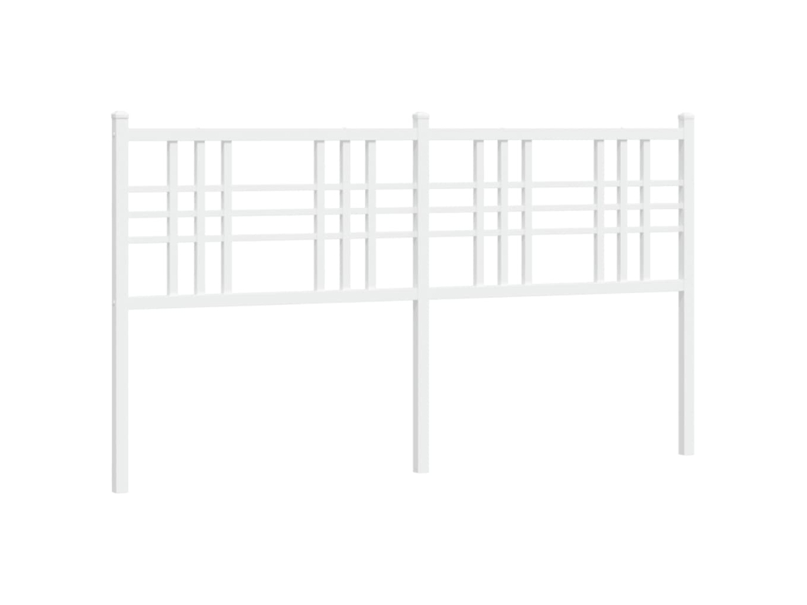 Cabeceira de substituição de 160 cm em metal branco, exclusiva da MAISON.