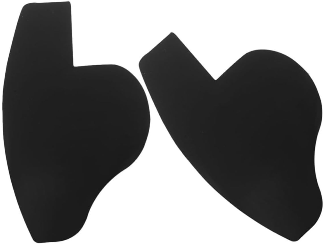 Conjunto de 2 peças para modelar barba e cabelo, em PVC preto, portátil.