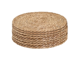 Acessórios Para Panelas, Linho Artesanal, Forma Redonda, 6pcs, 30x30-a