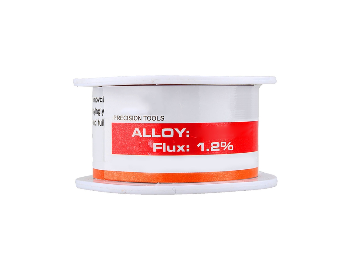 Hilo De Soldadura De Estaño Com Núcleo De Colofonia 50g 0.3mm Sn60 40 Flux 1.2% Suministros Industriales