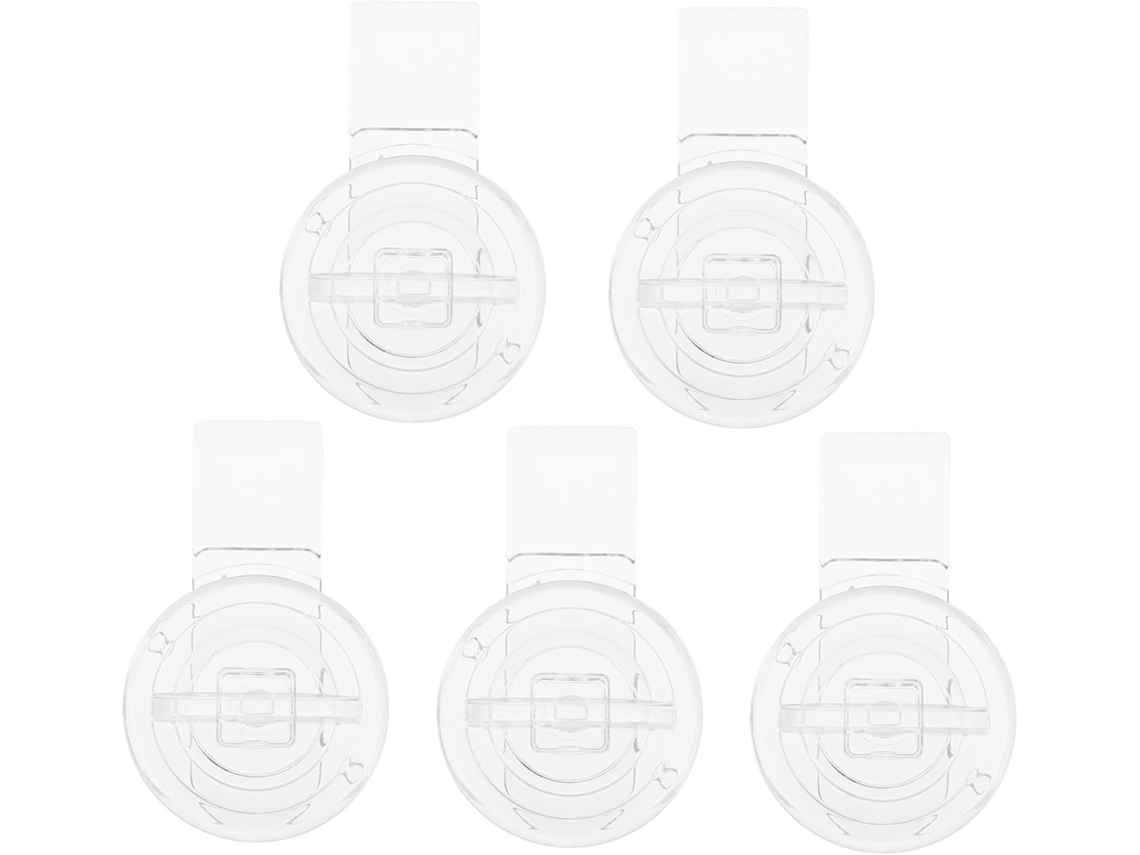 Frcolor Conjunto De 5-fechos Acrílico Transparente Para Mini Caixas, Trava Segura E Durável Para Caixas De Joias