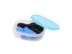 APITO de Plástico, com Som Nítido, para Basquete, Futebol, ao Ar Livre, com Cordão e Clip de Dedo, Azul Escuro S/MARCA