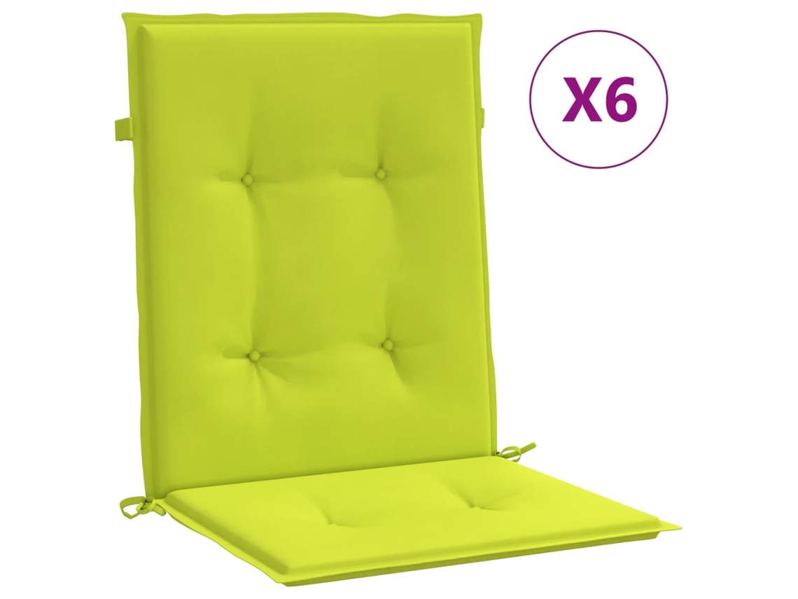 Lowback Chair Cushion, Lowback Chair Cushions Vidaxl Verde Tecido (100 X 50 X 3 Cm)