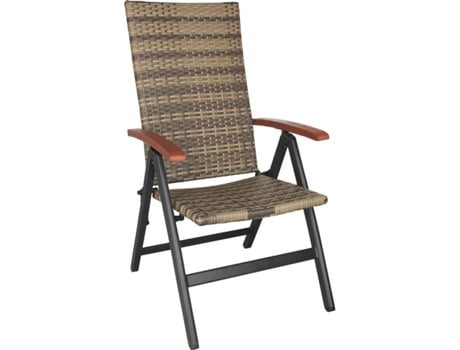 Cadeira de Jardim  Melbourne (Castanho - Poli-Rattan - 68x58x107.5 cm)
