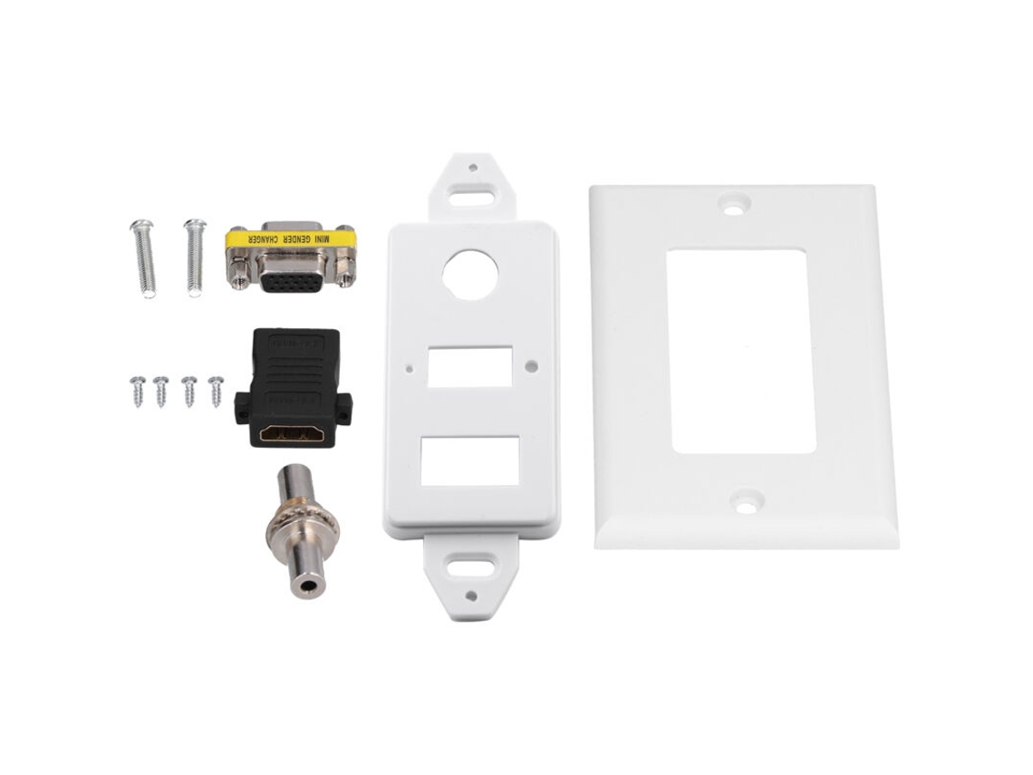Tomada de Parede para Áudio e Vídeo, Conector F, Durável BRILVIBERA