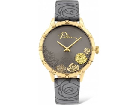 Relógio POLICE Mulher (Aço Inoxidável - Cinzento)