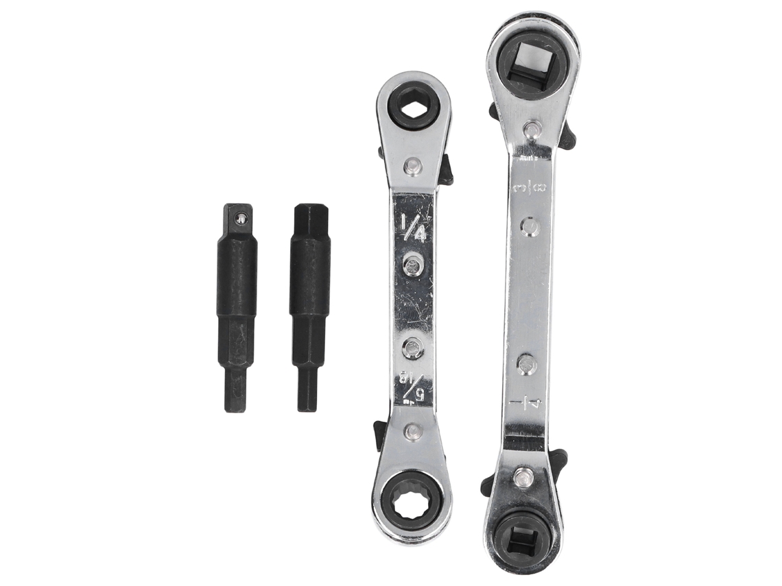 Chave De Catraca Ct122, Com Adaptação De Múltiplas Especificações E Fabricada Em Aço Inoxidável.