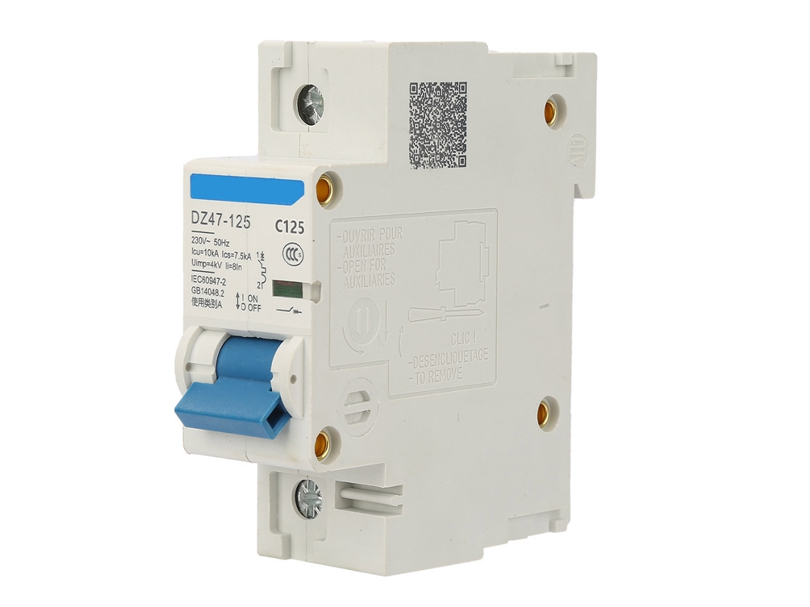 Laxiscreed Disjuntor 230v Dz47 - 125 1p Com Proteção De Fuga E Controle De Microcorrente