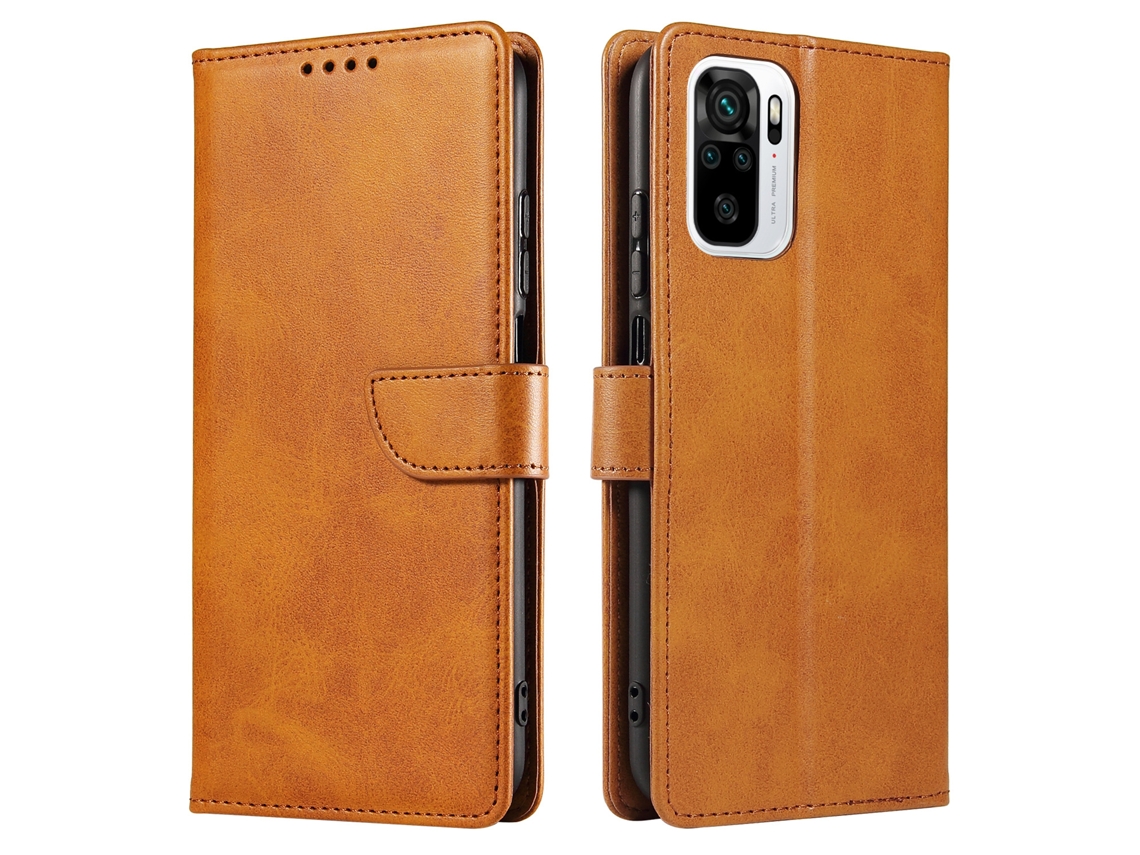 Capa Flip Para Celular Com Estampa De Bezerrocáqui - Redmi 13 4g