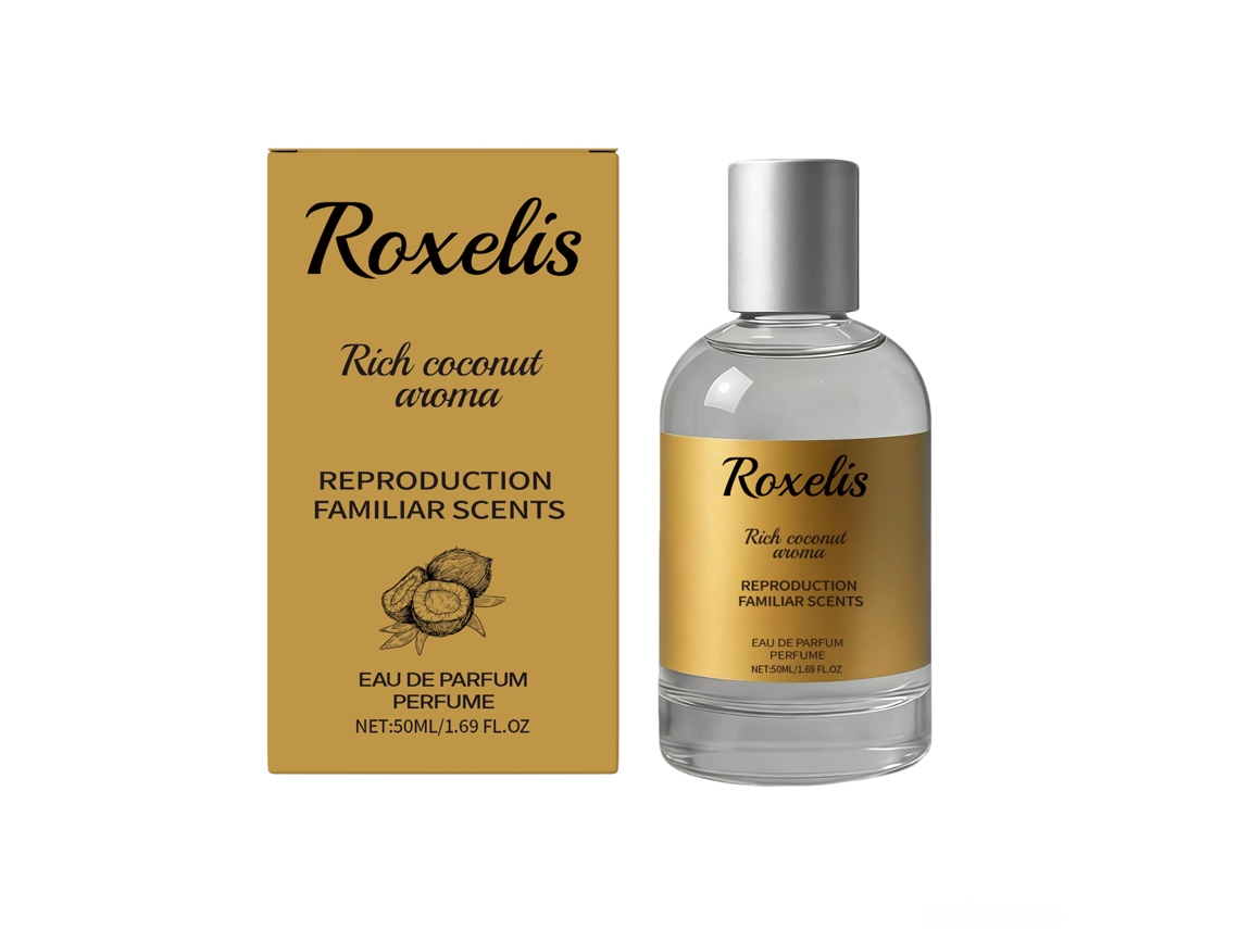 Perfume Feminino Roxelis Coco Rico da LAXISCREED, Fragrância Doce e Natural