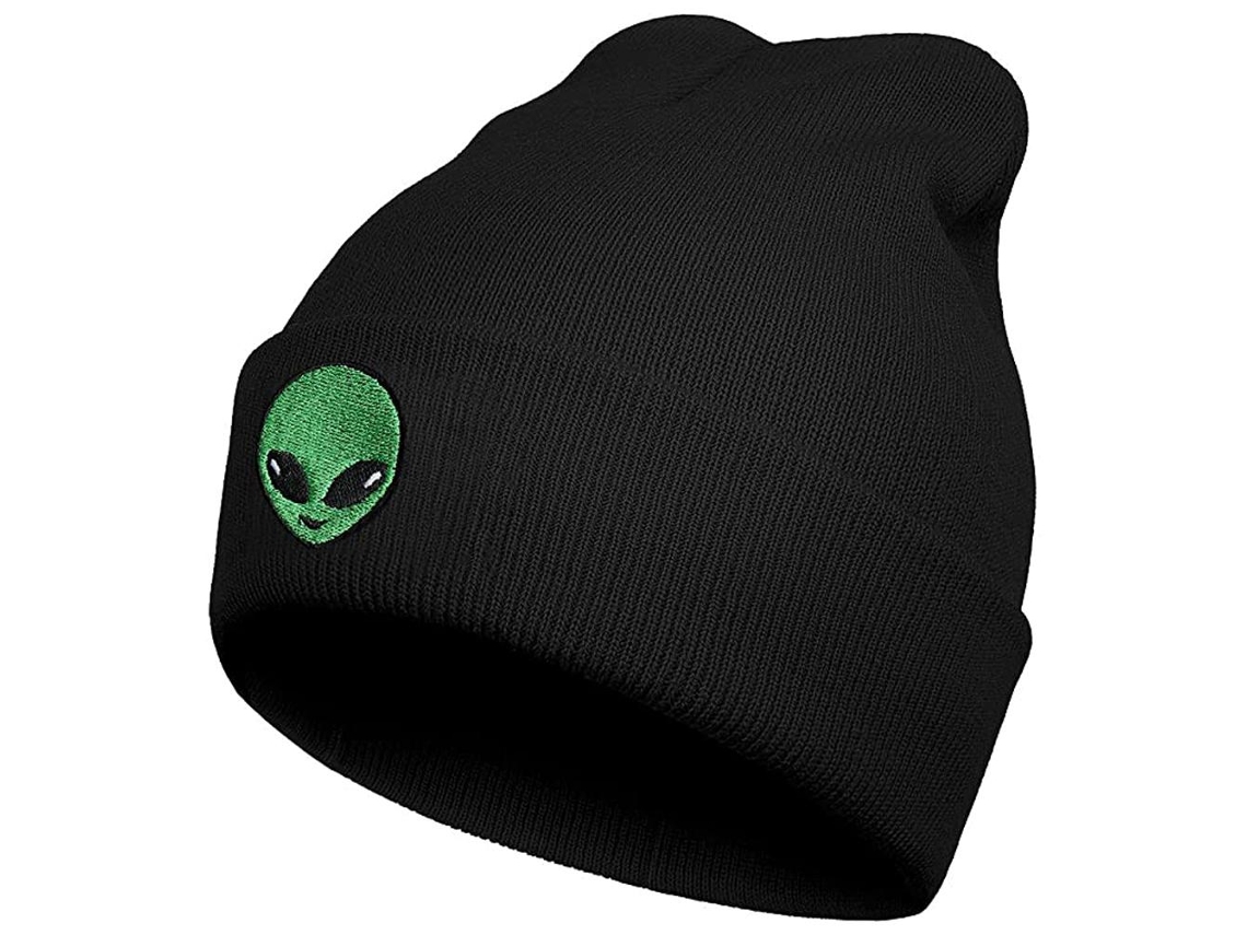 Boné De Tricô Com Bordado Chapéu De Inverno Quente Elástico Cuffed Para Homens E Mulheres