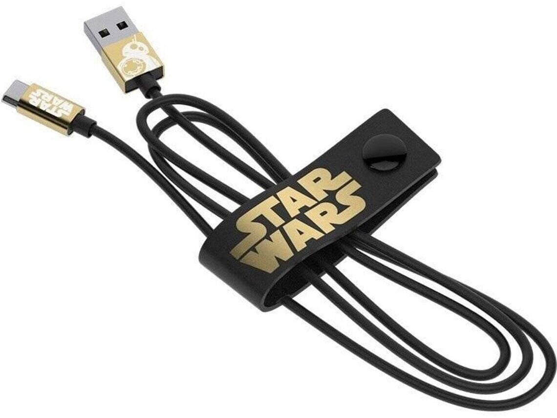 Cabo TRIBE BB-8 (USB - Micro-USB - 0.22m - Preto)