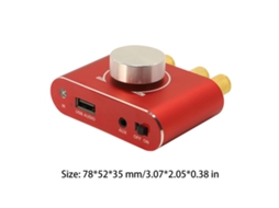 Laxiscreed Amplificador De Potência Estéreo 15w Com Bluetooth, Controlo Via App E Comando Remoto