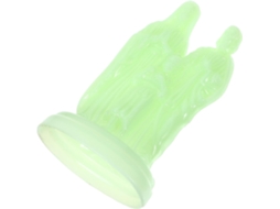 Enfeite Delicado Luminoso Reutilizável Plástico Verde Claro Decoração Religiosa Católica Ambientes Festivos GOKOCO