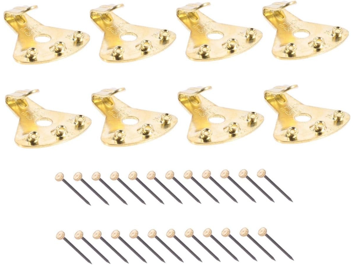 Kit com 10 Ganchos de Metal e Pregos CHABERLU